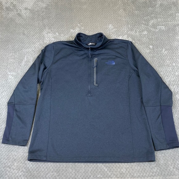 The North Face Other - The North Face Fleece Pullover Mens XL Navy Blue Heather 1/4 Zip Outdoor